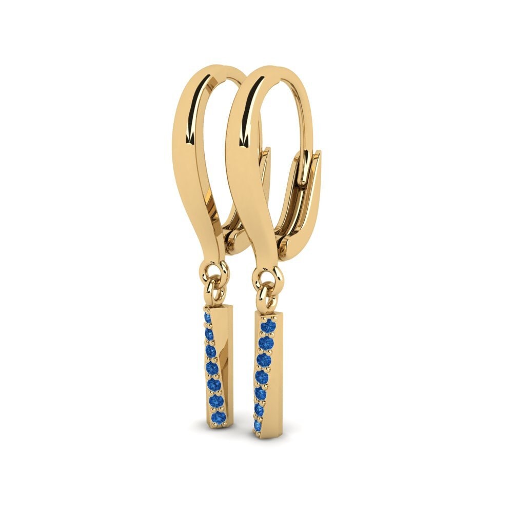 sapphire-zirconia ต่างหู Robah