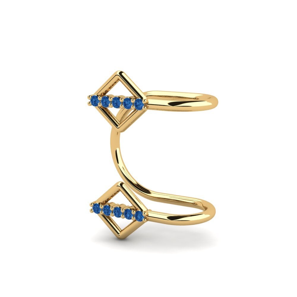 Dark Blue Zirconia Women's Earring Roddy