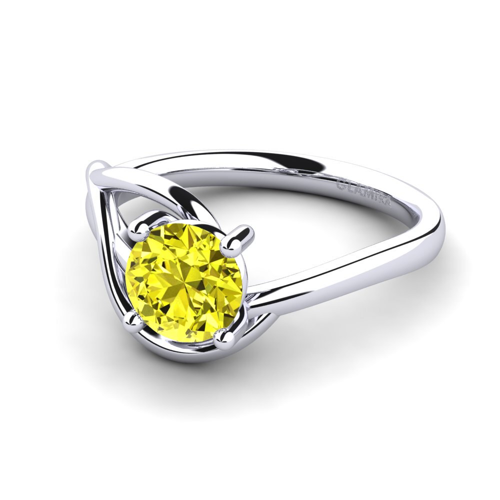Yellow Diamond Engagement Ring Roisina