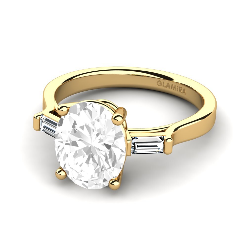 White Topaz Engagement Ring Roline