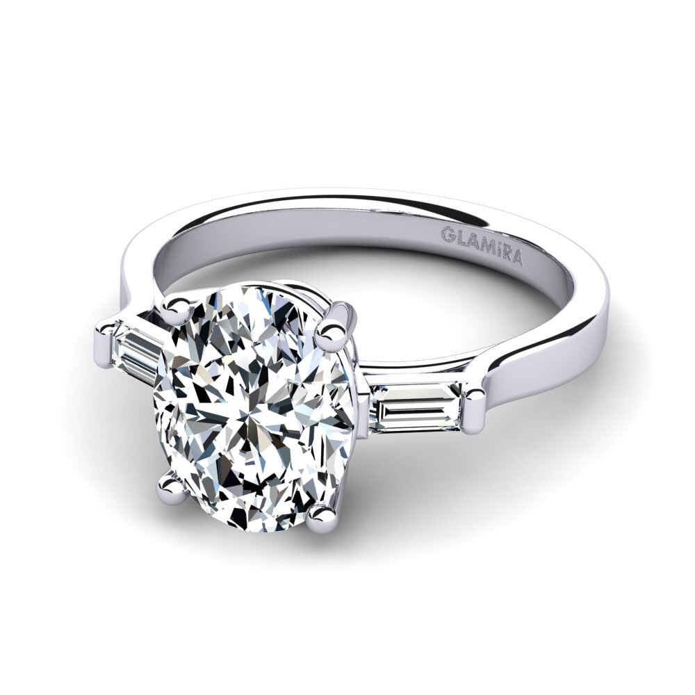 950 Palladium Engagement Ring Roline