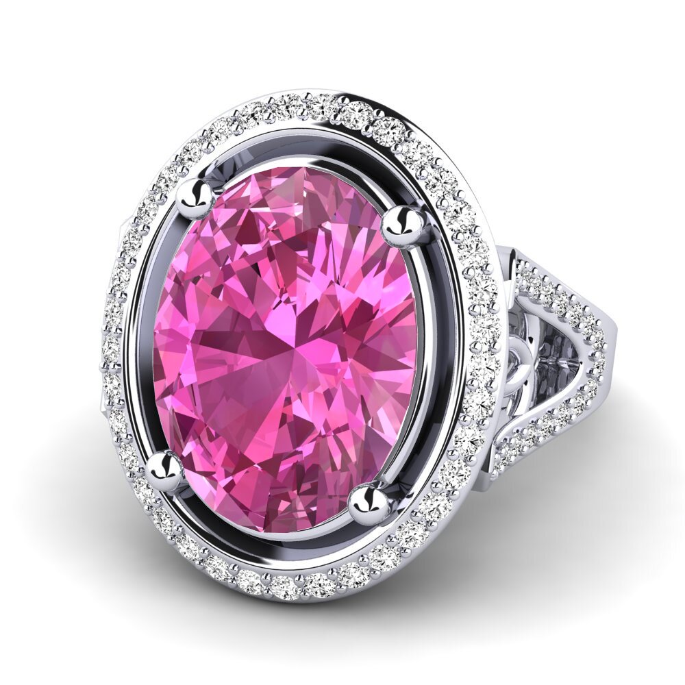 Pink Topaz Ring Romaine