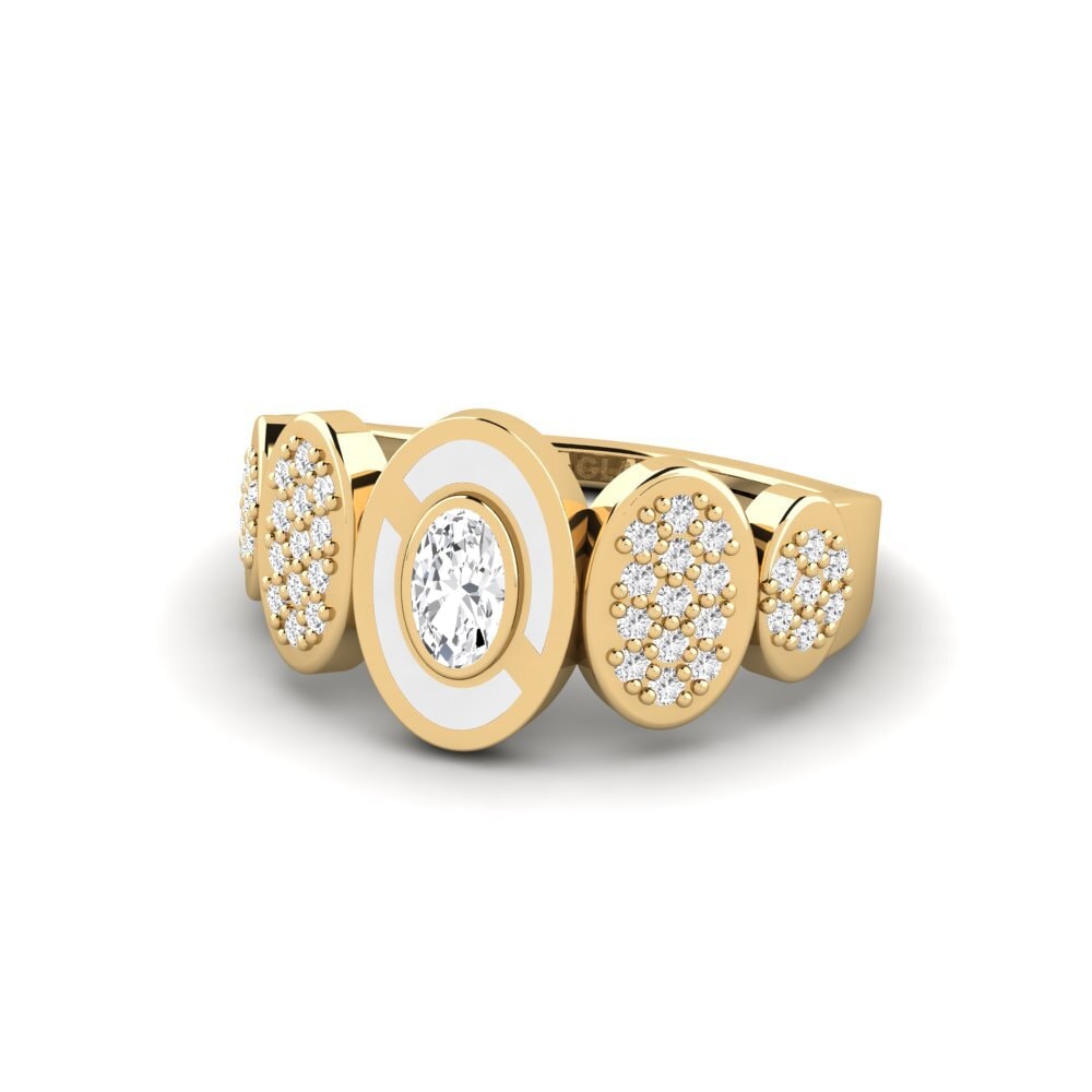 Ovalado Anillo Romana