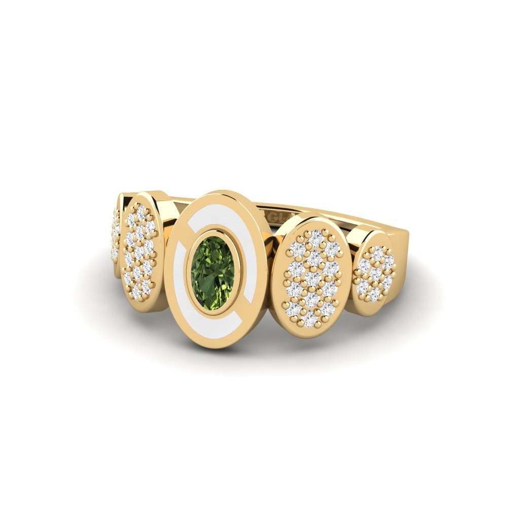 Green Sapphire Ring Romana