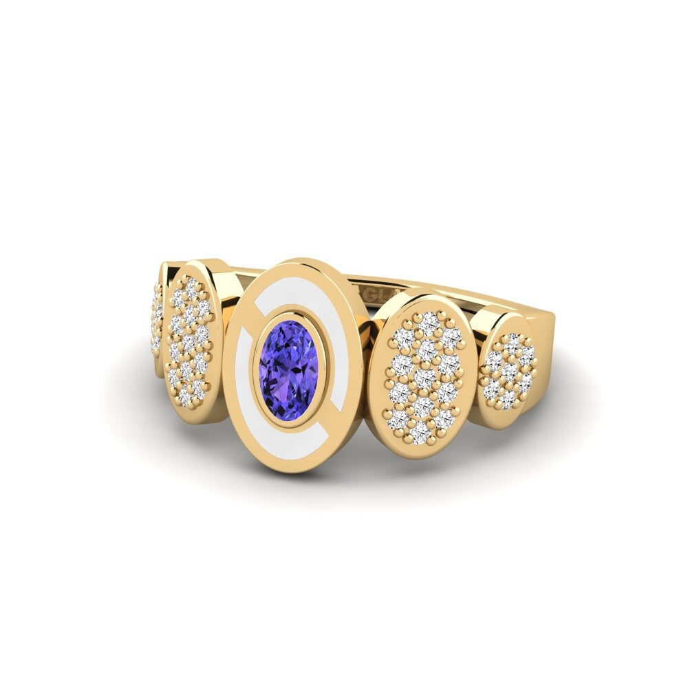 Tanzanita Anillo Romana