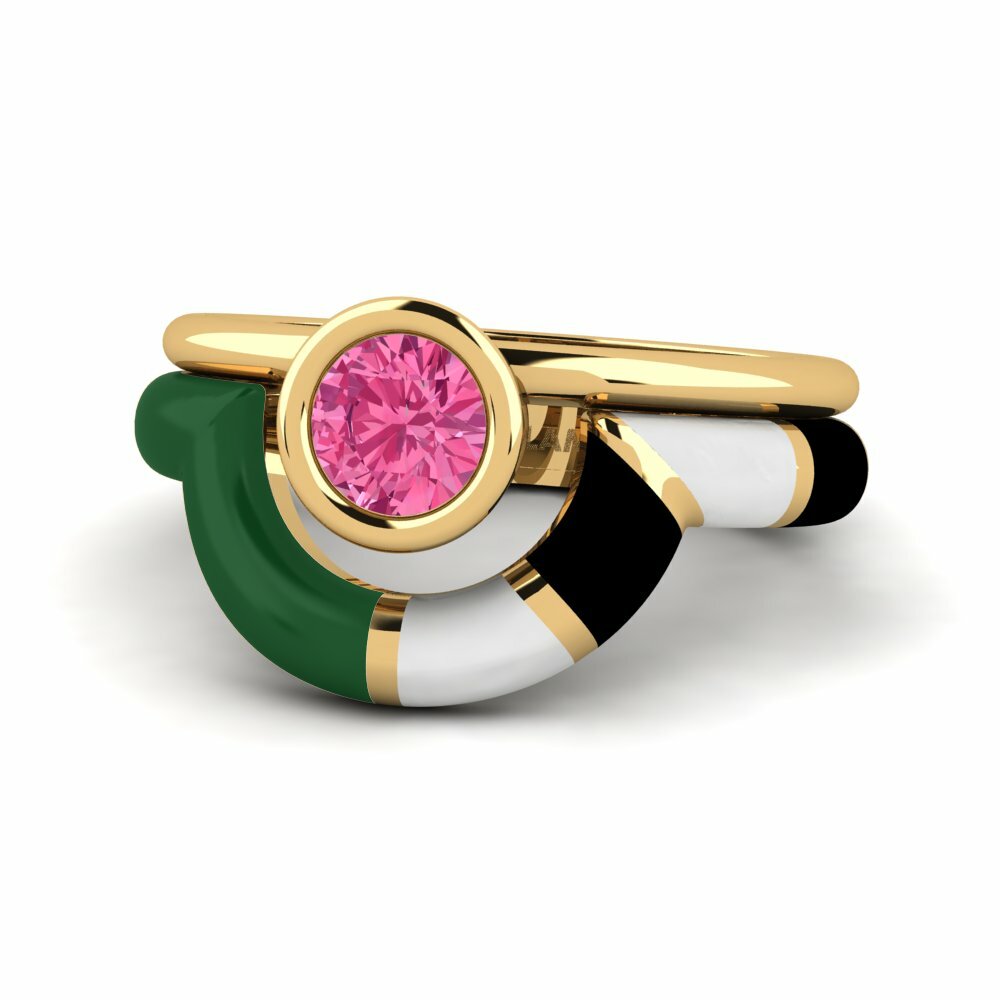 Bagues Tourmaline Rose Mode