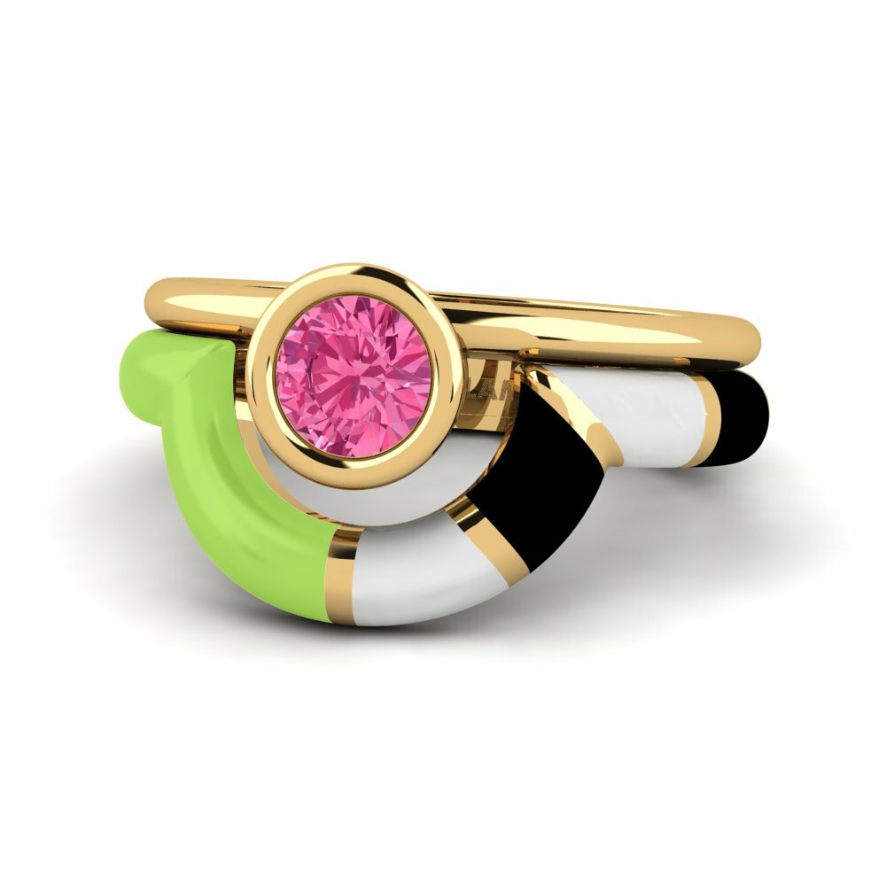 Bagues Tourmaline Rose Mode