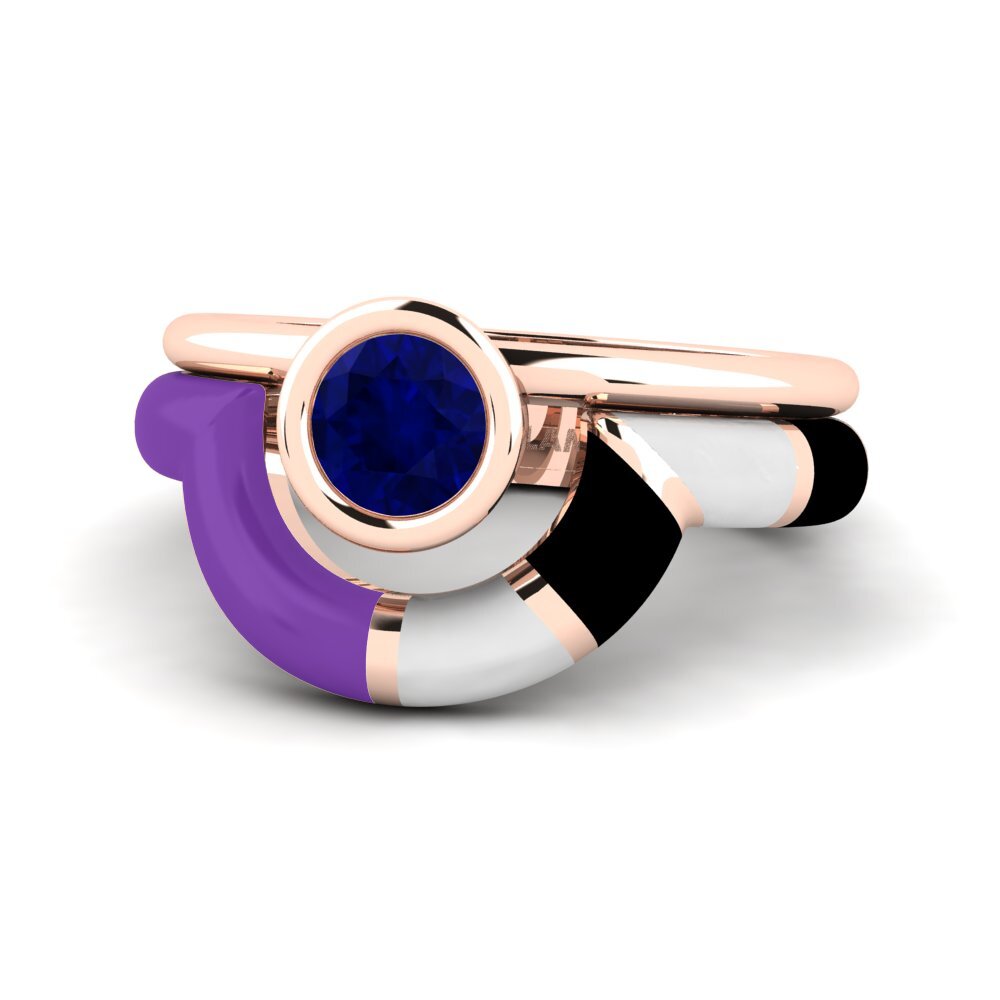 Zafiro Anillo Rondek SET