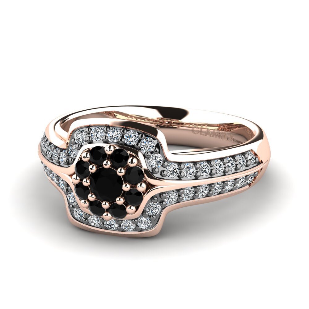 Black Diamond Engagement Ring Ronnie
