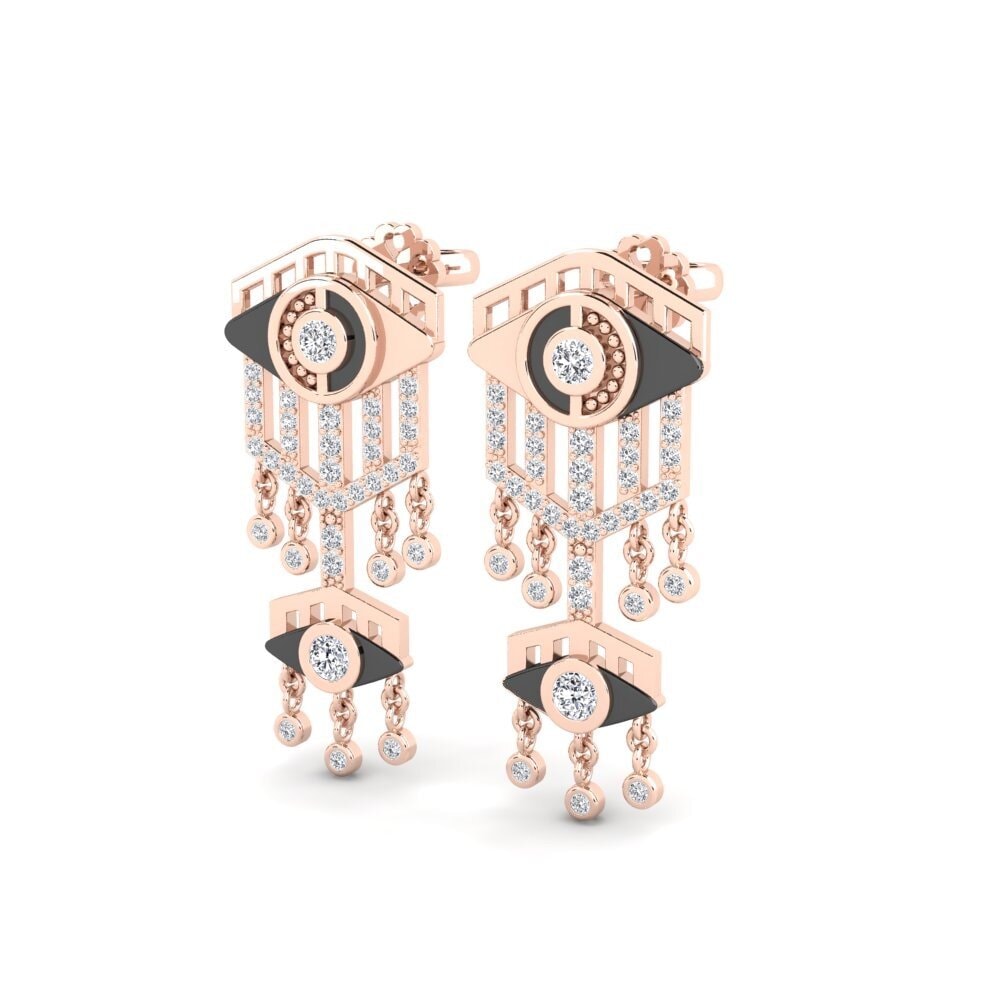 14ct Rose Gold Women's Earring Rosebase