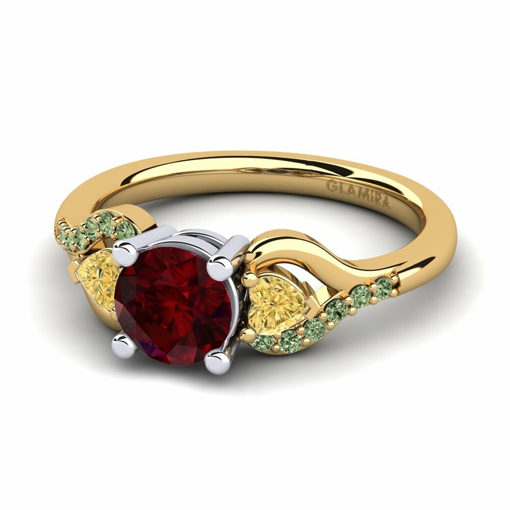 Garnet Engagement Ring Roselina 0.8 crt