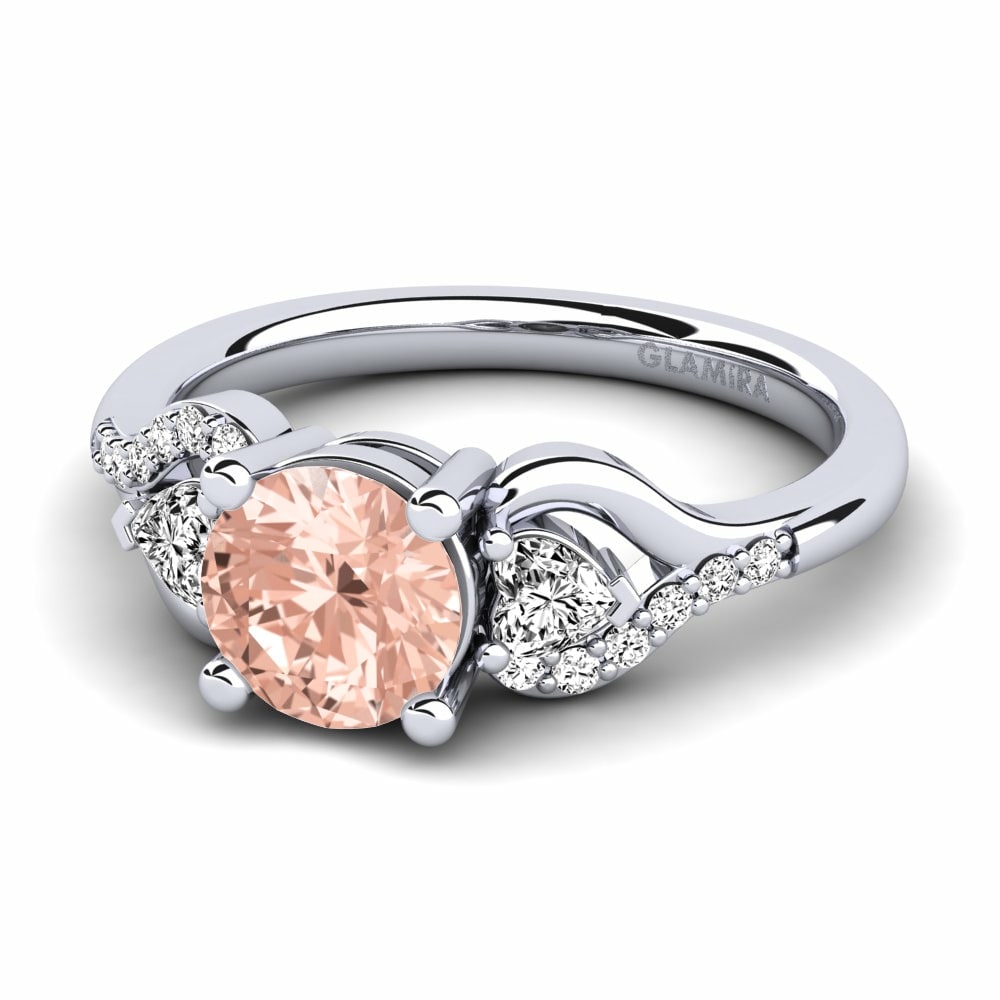Morganite Engagement Ring Roselina 1.0 crt
