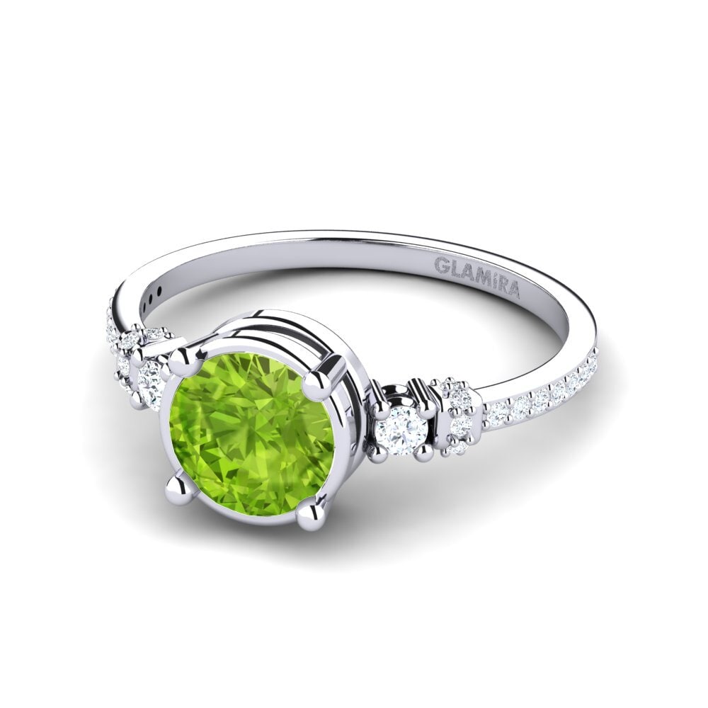 Peridoto Anillo de compromiso Roselyn