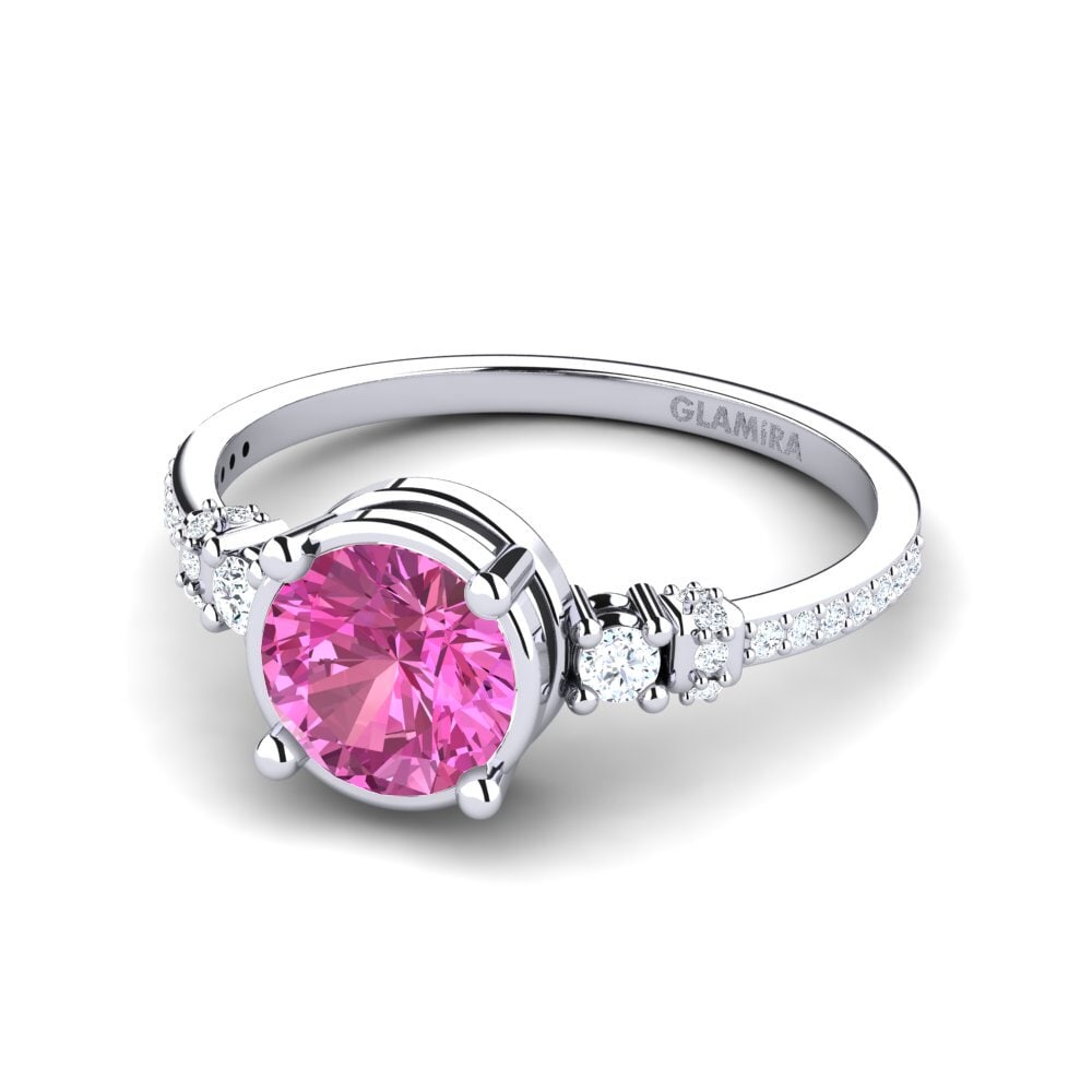 Rosa Topas Forlovelsesring Roselyn
