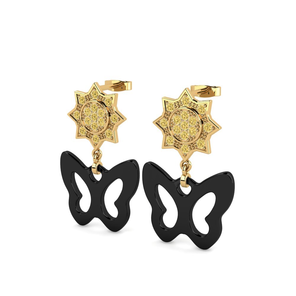 Yellow Diamond Women's Earring Rosenow