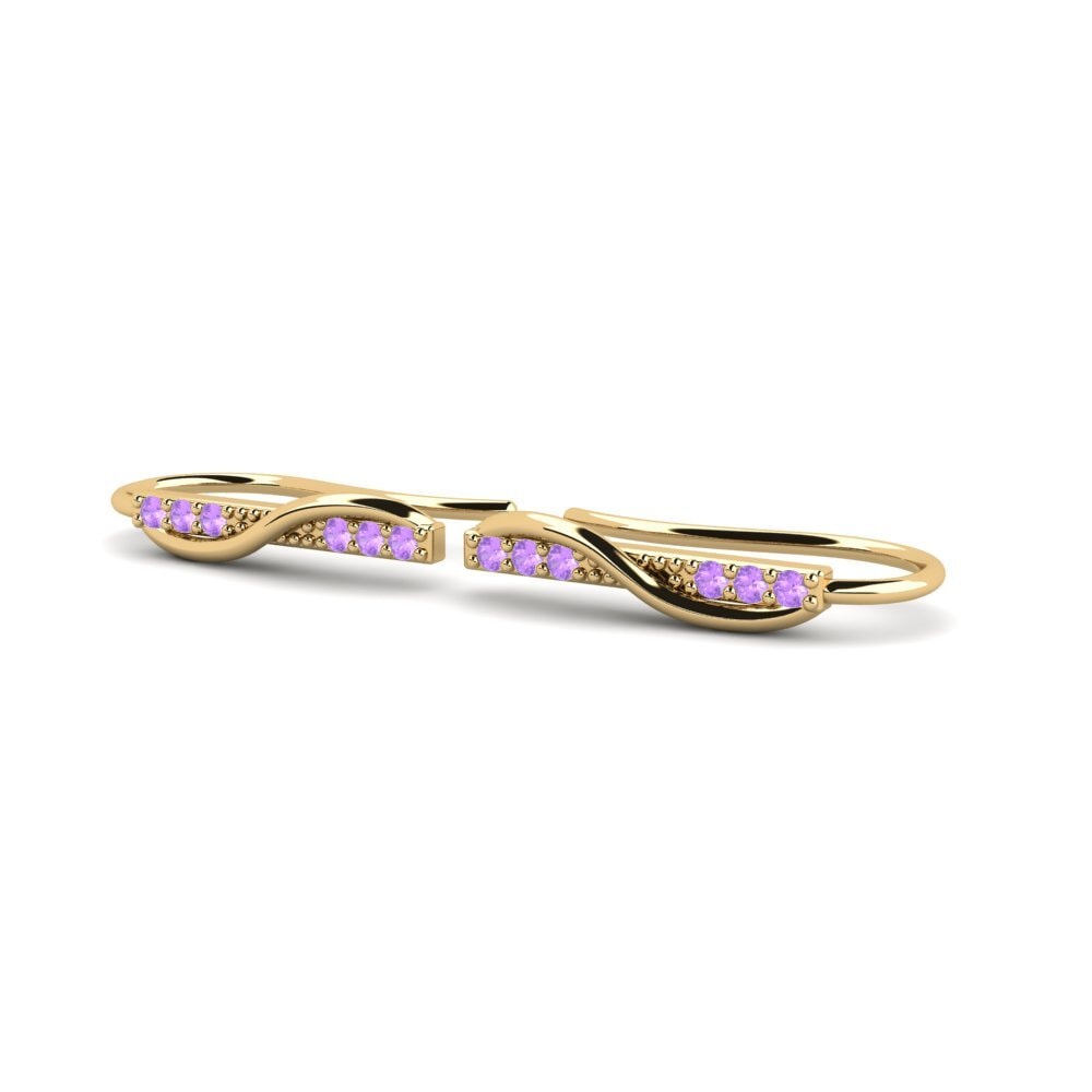 Amethyst Damen ohrring Roshanee