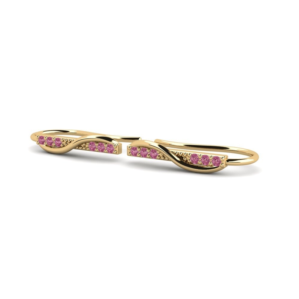Granate Rhodolite Pendiente de mujer Roshanee