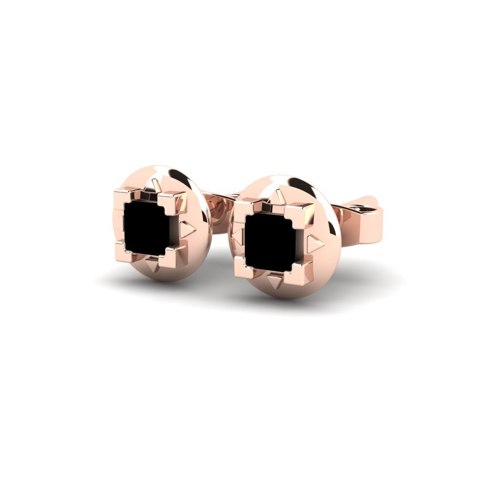 14k Oro Rosa Princesa Pendiente de mujer Rostislav
