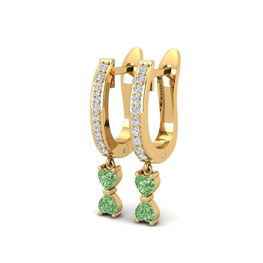 Green Diamond Women's Earring Rouge