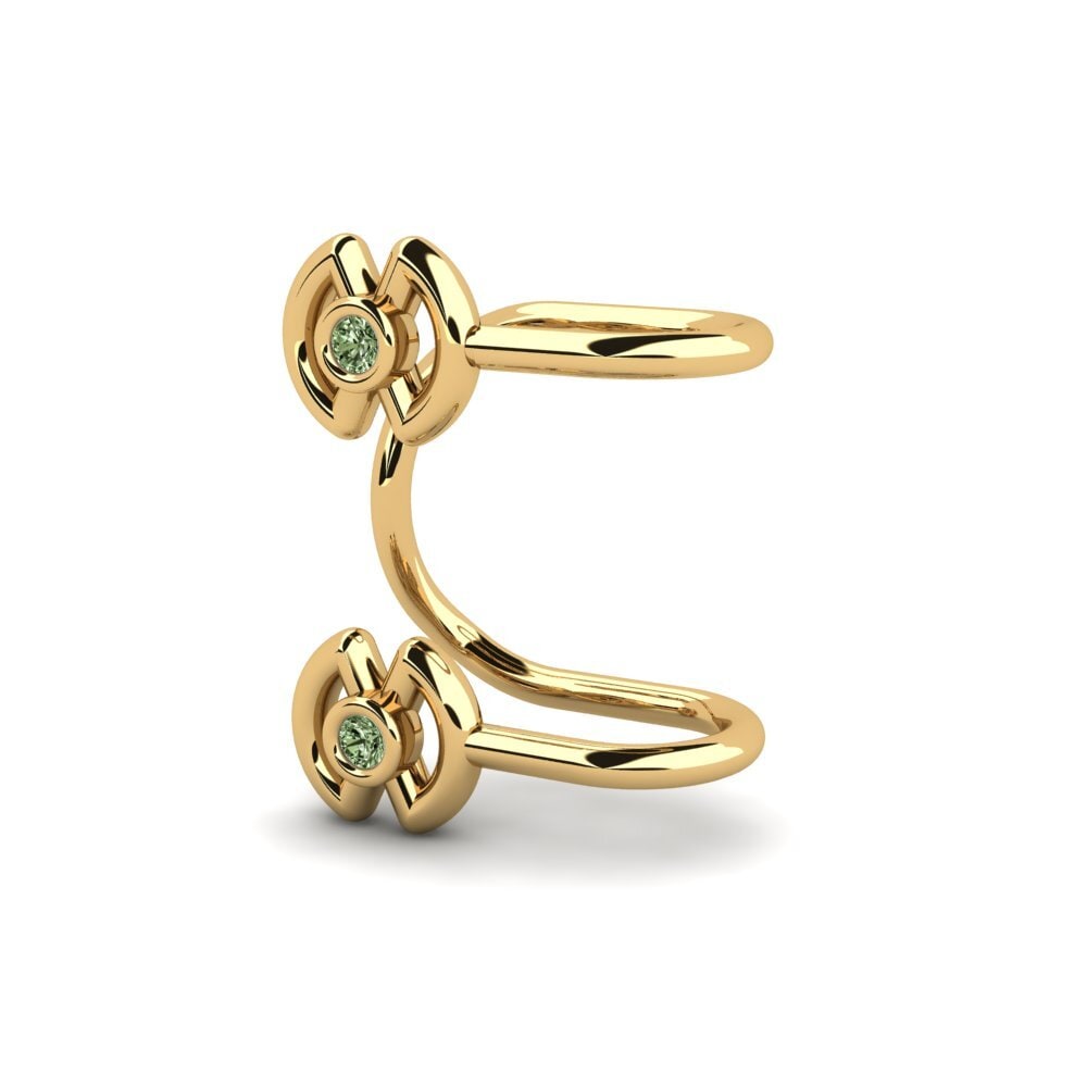 Green Diamond Women's Earring Routon
