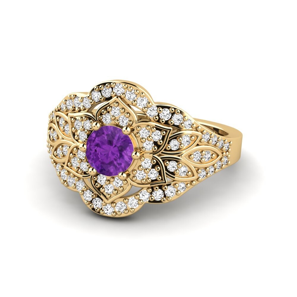 Amatista Anillo Rouvera
