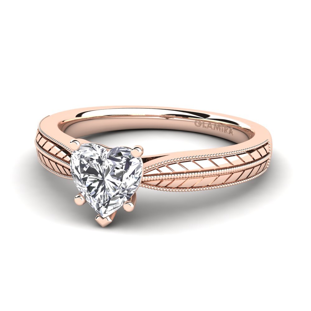 18ct Rose Gold Lab Grown Diamond Women's Ring Roxanne