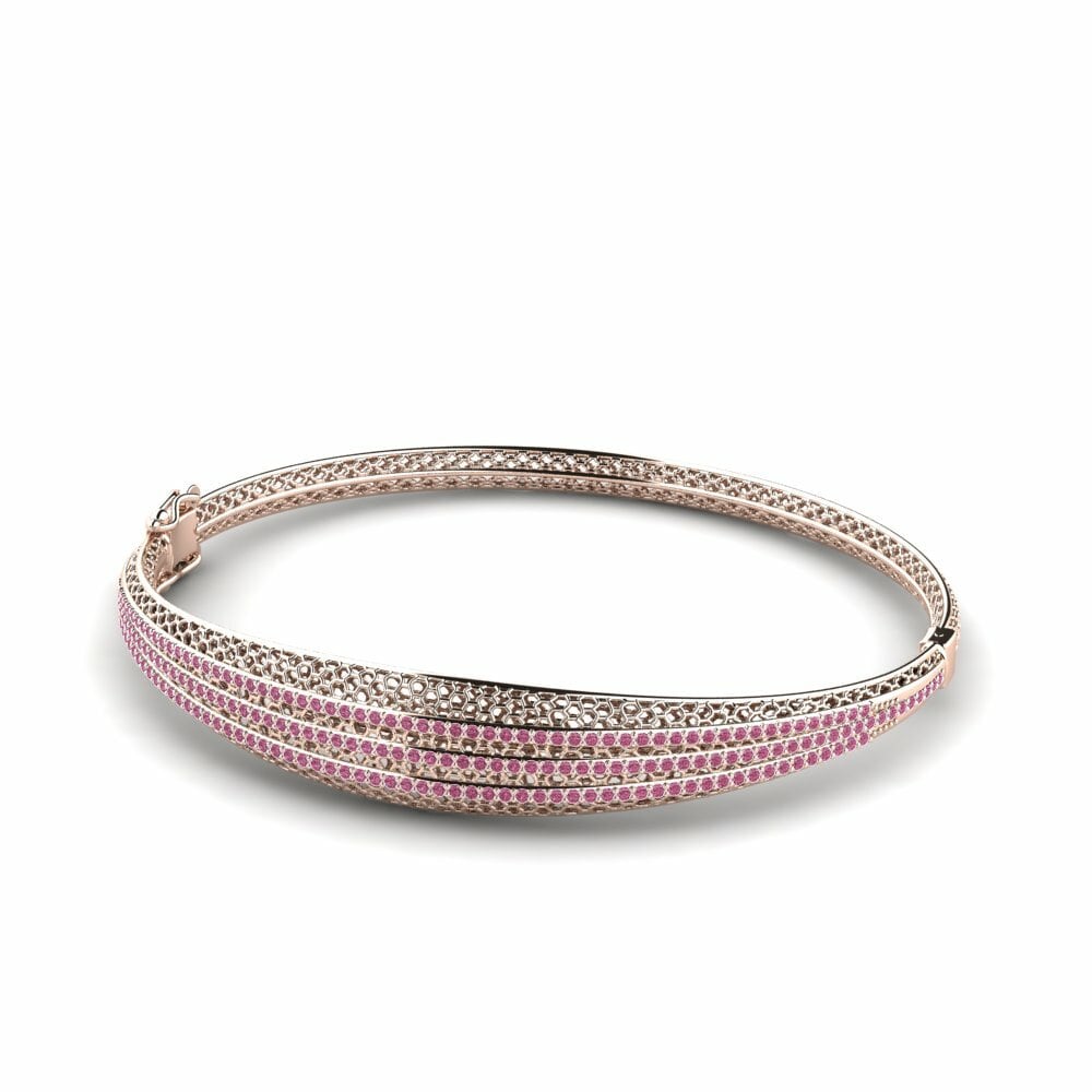 Rhodolite Garnet Women's Bangle Royalty