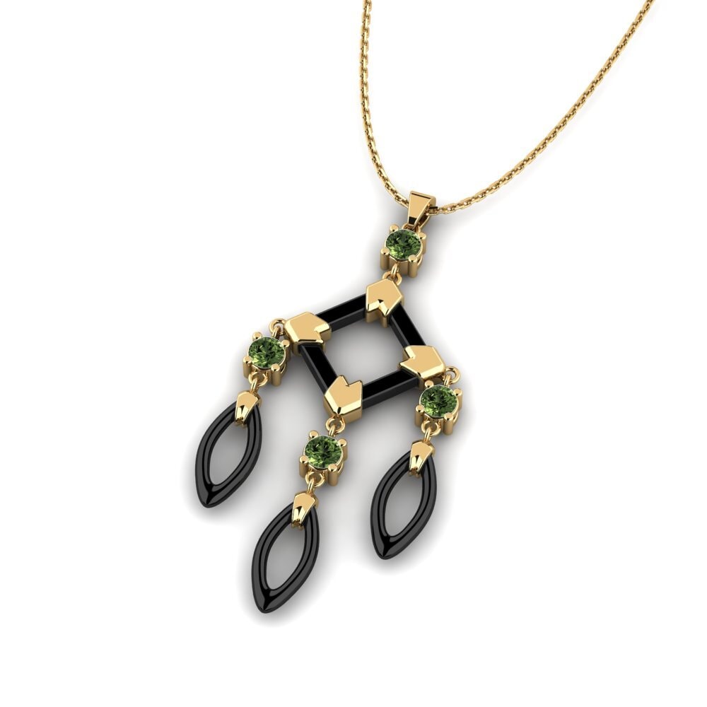 Zafiro Verde Colgante de Mujer Royse