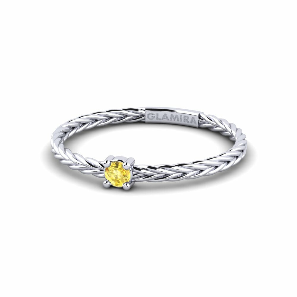 Yellow Sapphire Ring Rozarano