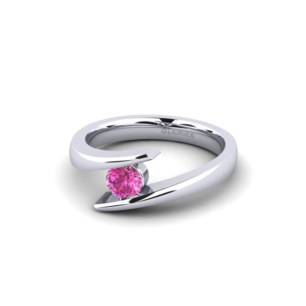Topacio Rosa Anillo de compromiso Rosita