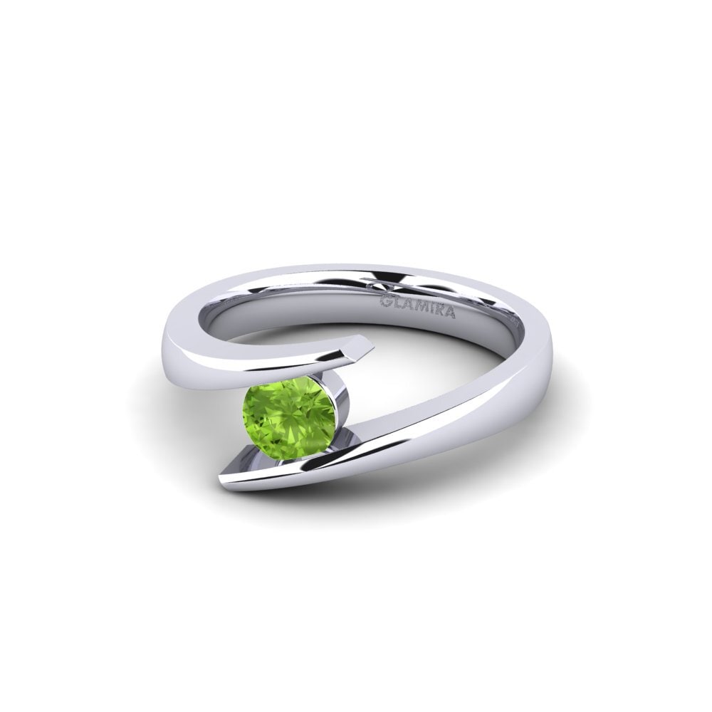 Peridot Engagement Ring Rosita 0.5 crt