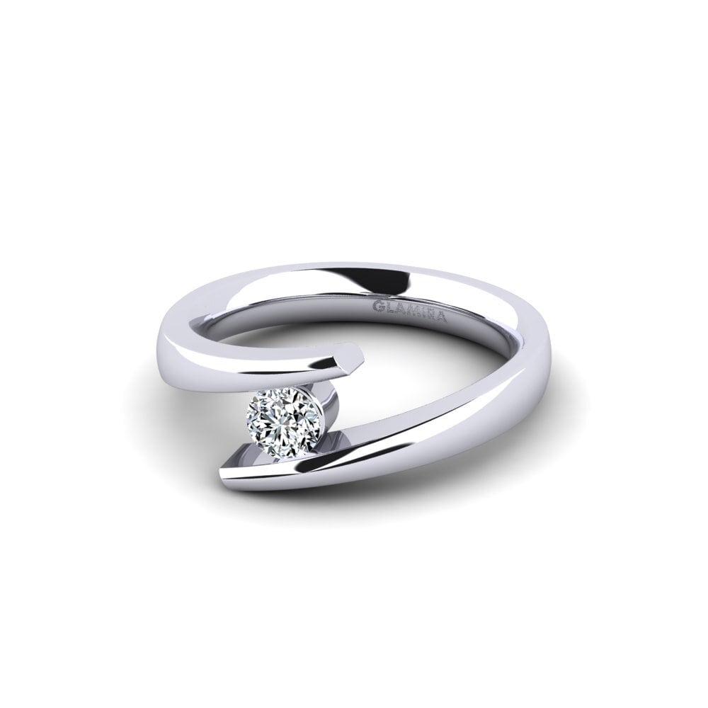 Circonita Anillo de compromiso Rosita 0.25 crt