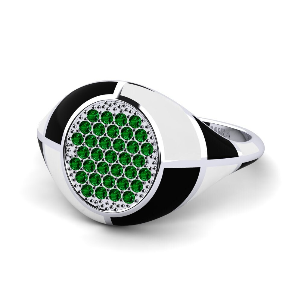 Green Zirconia Ring Rubem