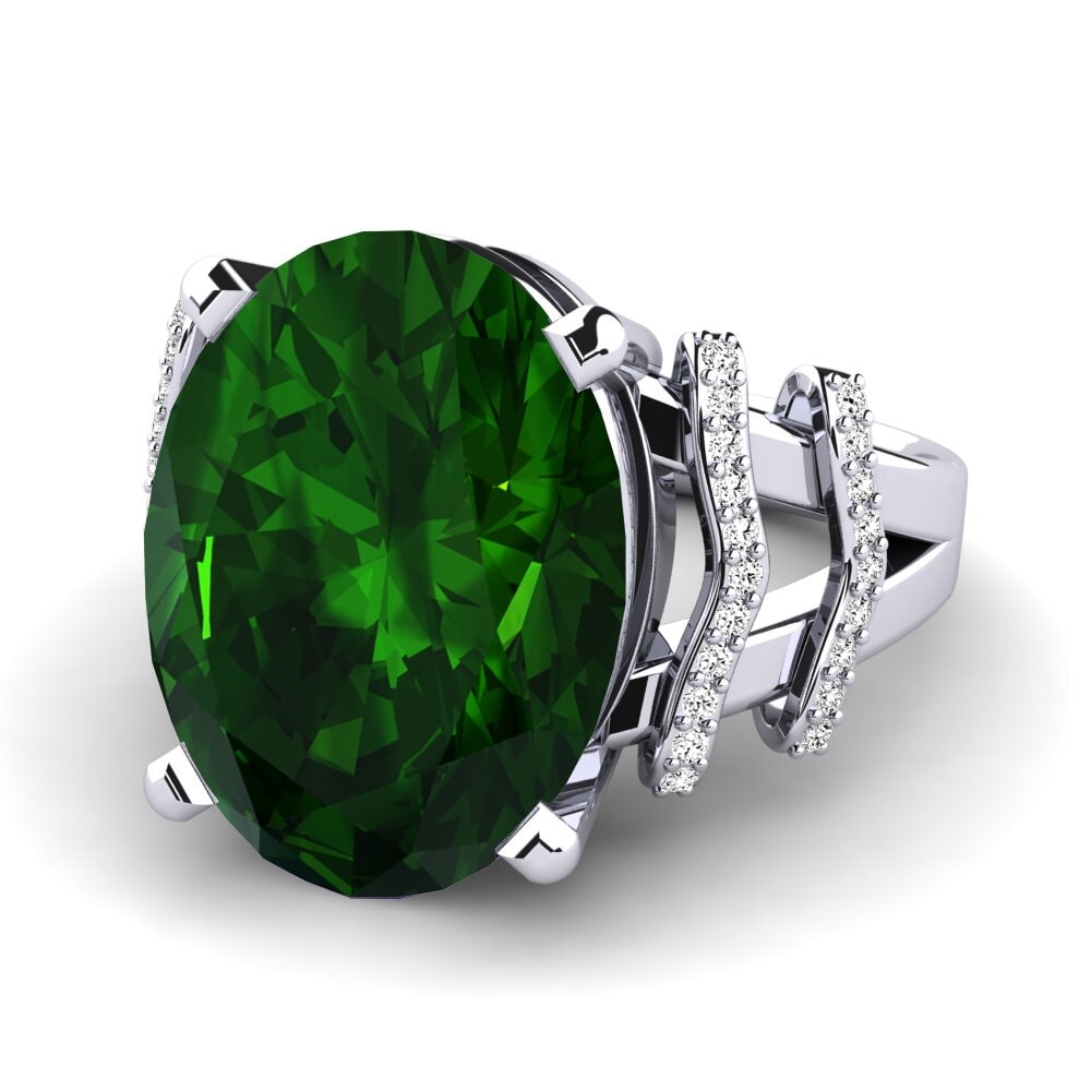 Green Tourmaline Ring Rubi