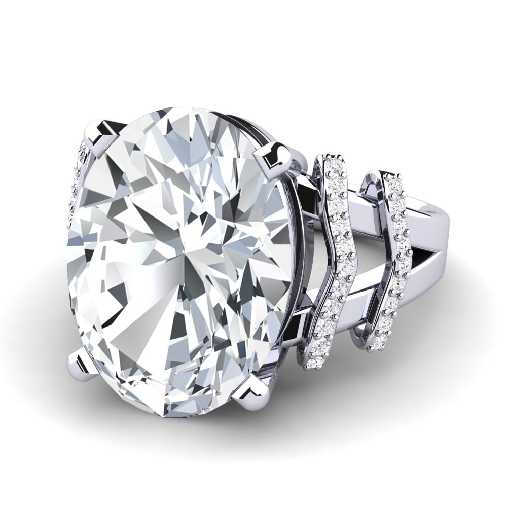 White Zircon Ring Rubi