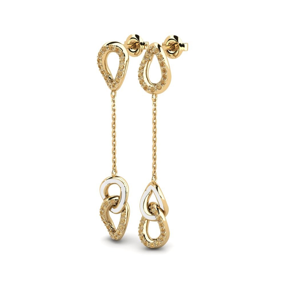 Brown Diamond Women's Earring Rudo