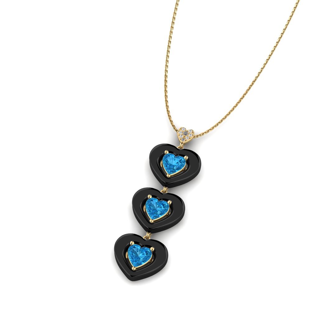 Topacio azul Colgante de Mujer Ruggieri
