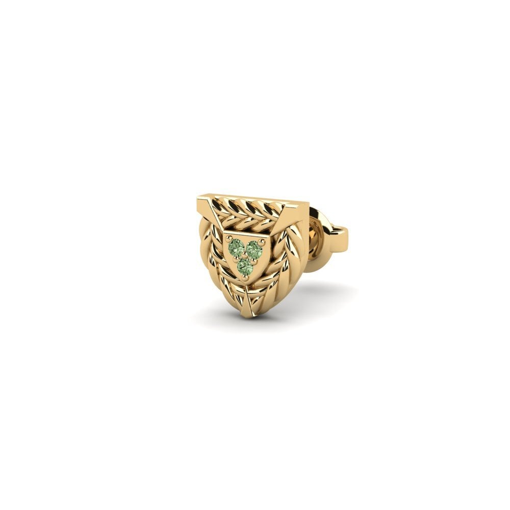 Diamante Verde Pendiente para hombre Rune