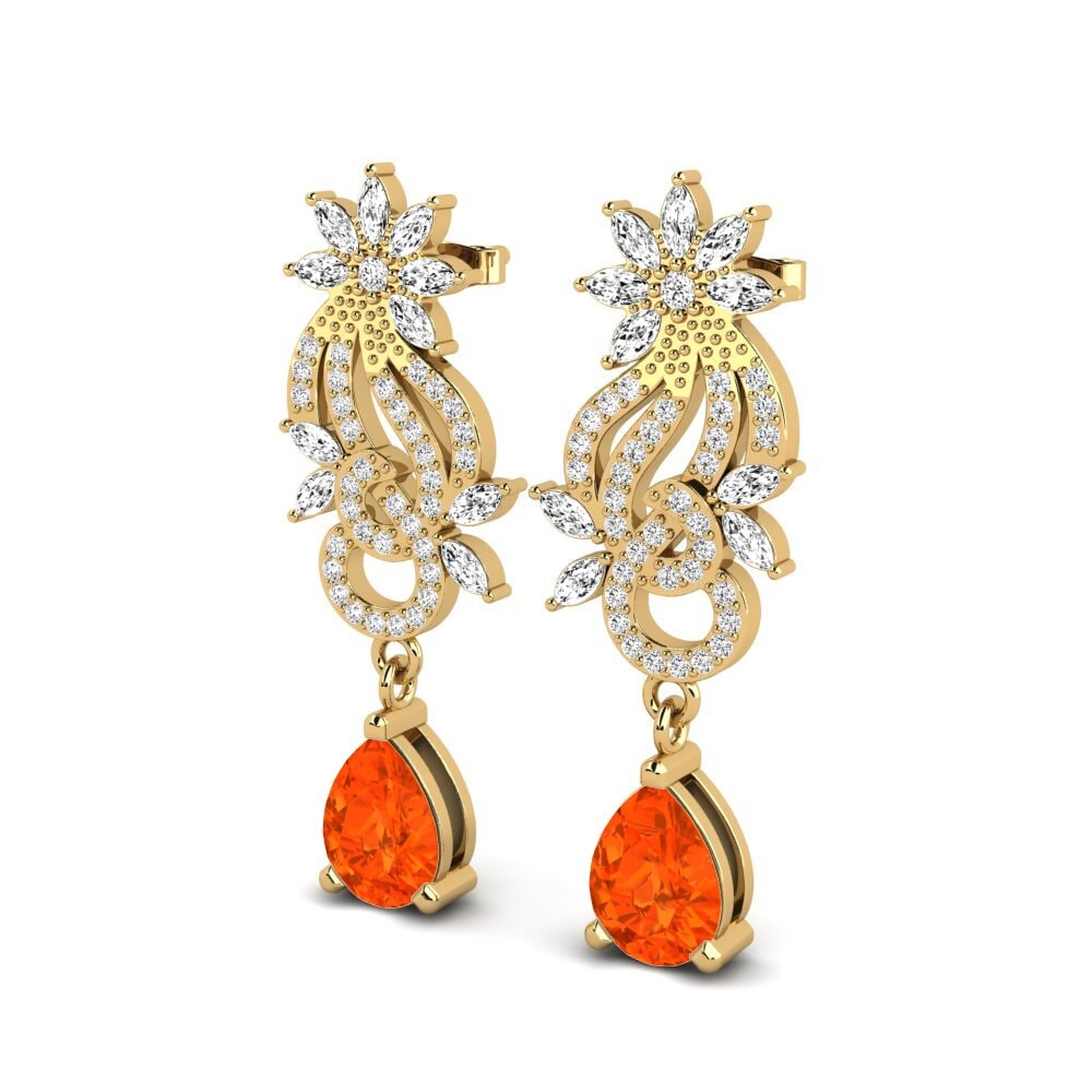 Fire-Opal Women's Earring Ryann