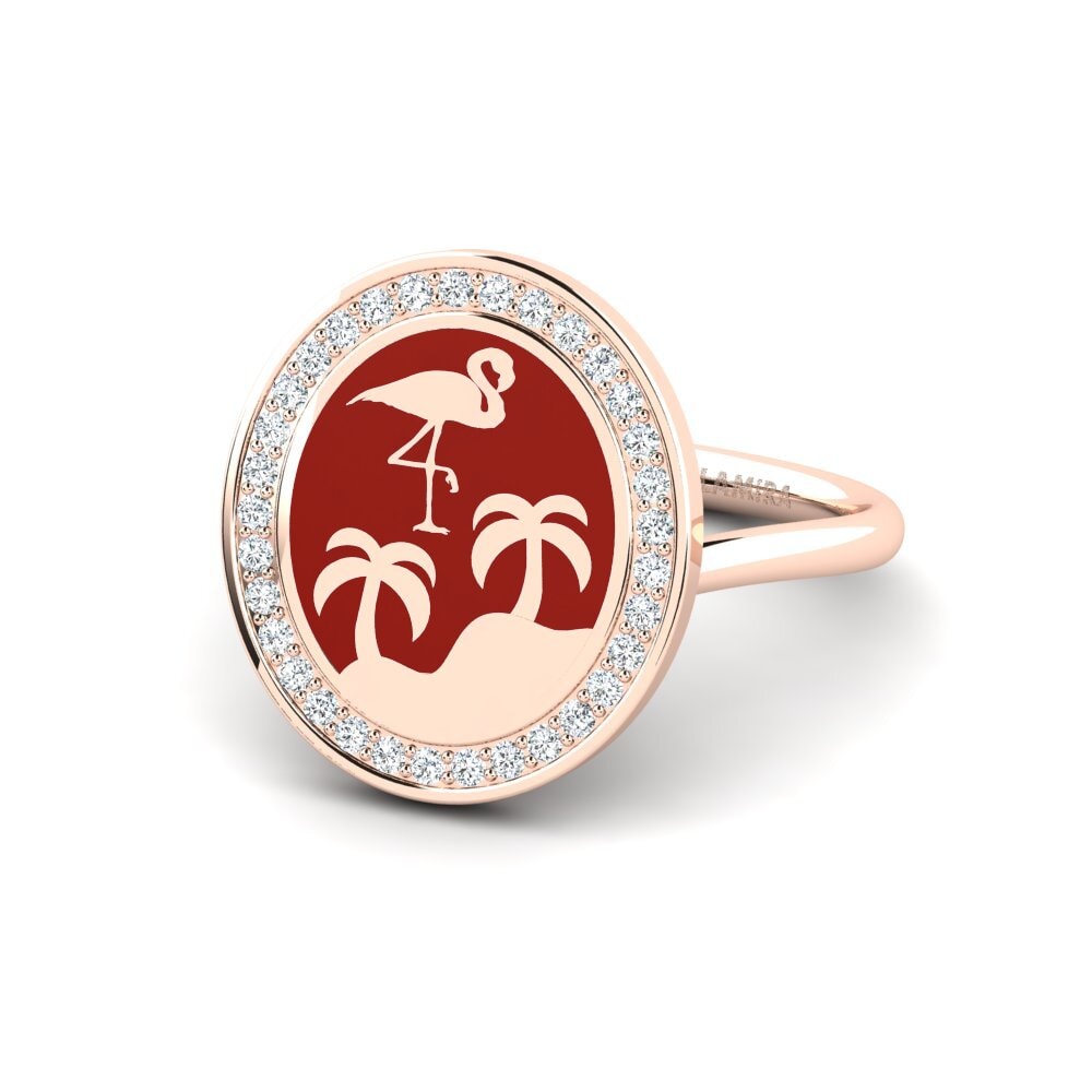 Animals 14ct Rose Gold Engagement Rings