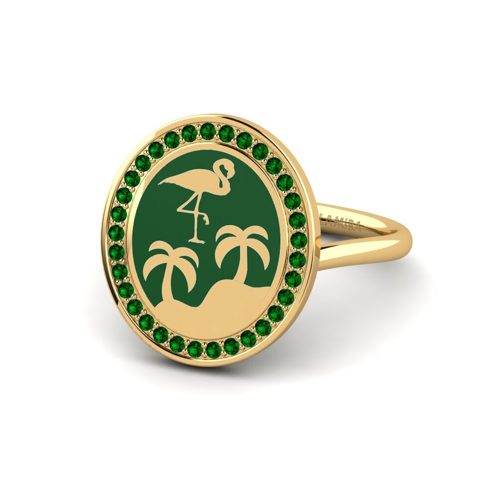 Zircone Verde Anello Ryley