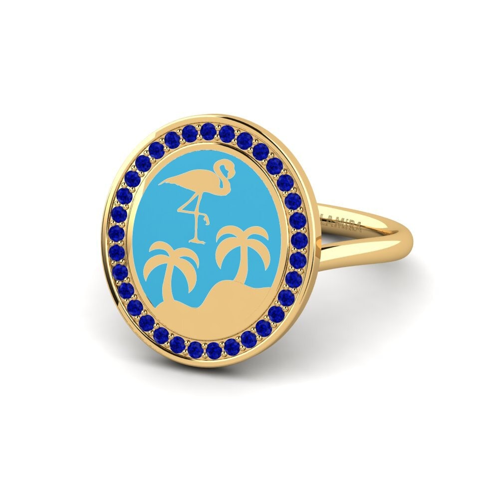 Ringe Tiere Saphir