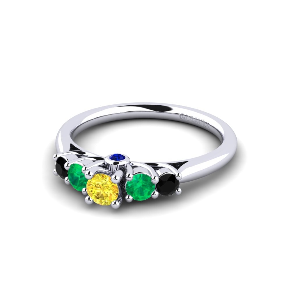 9k White Gold Engagement Ring Sadie 0.16 crt
