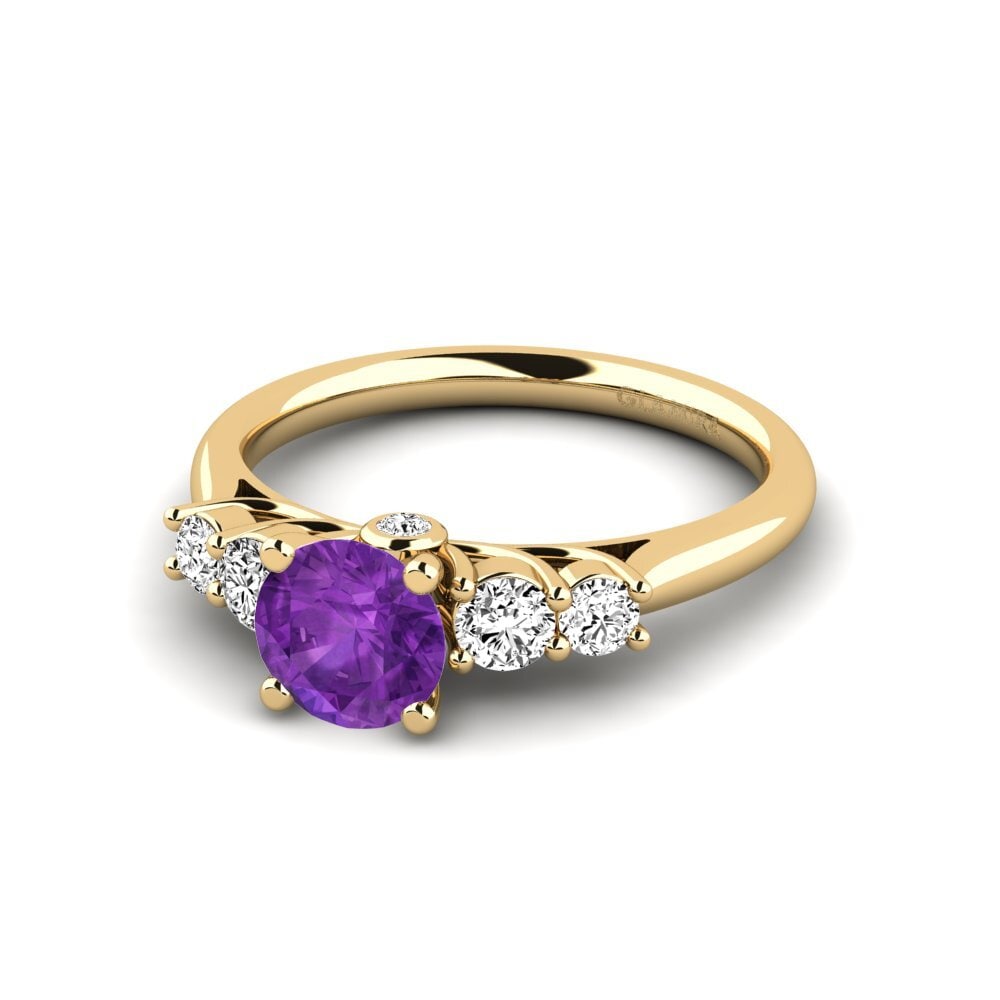 Amethyst Engagement Ring Sadie 0.8 crt