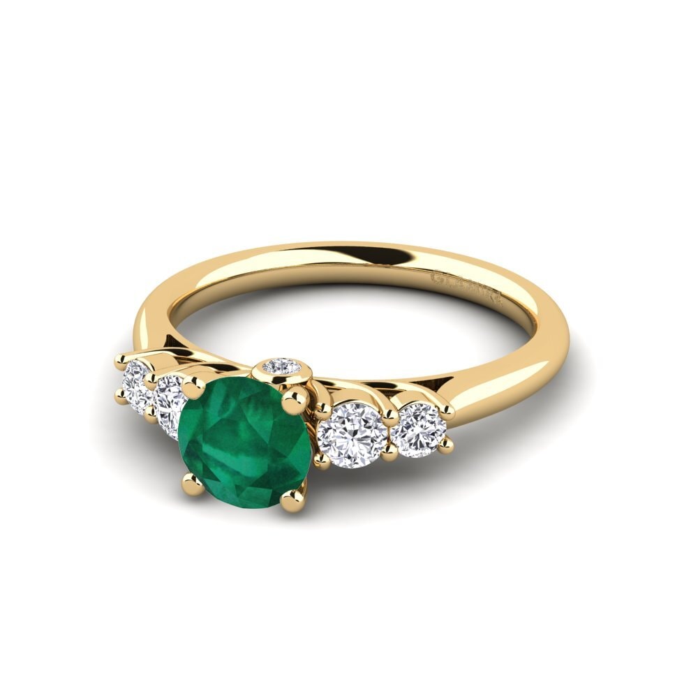 Smaragd Verlobungsring Sadie 0.8 crt