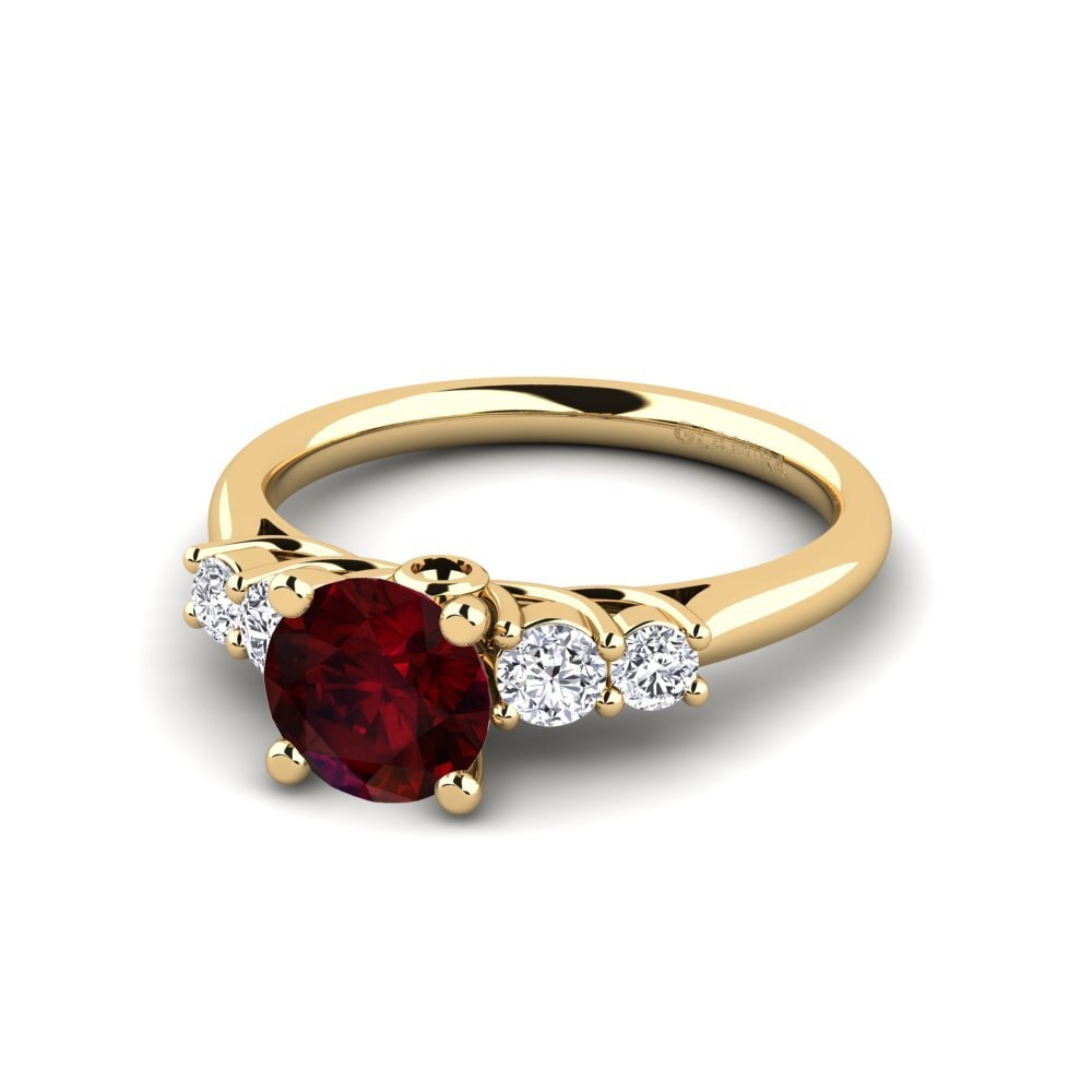 Garnet Engagement Ring Sadie 1.0 crt