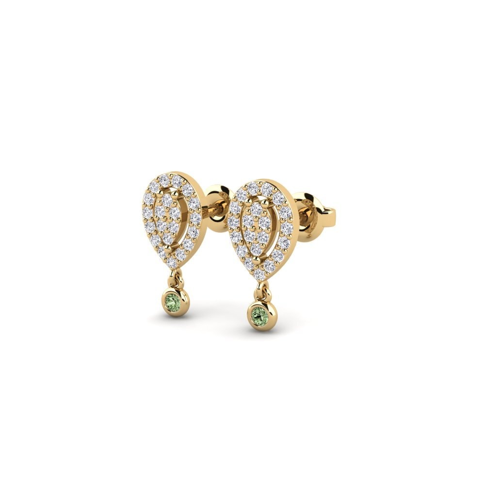 Green Diamond Women's Earring Saiki