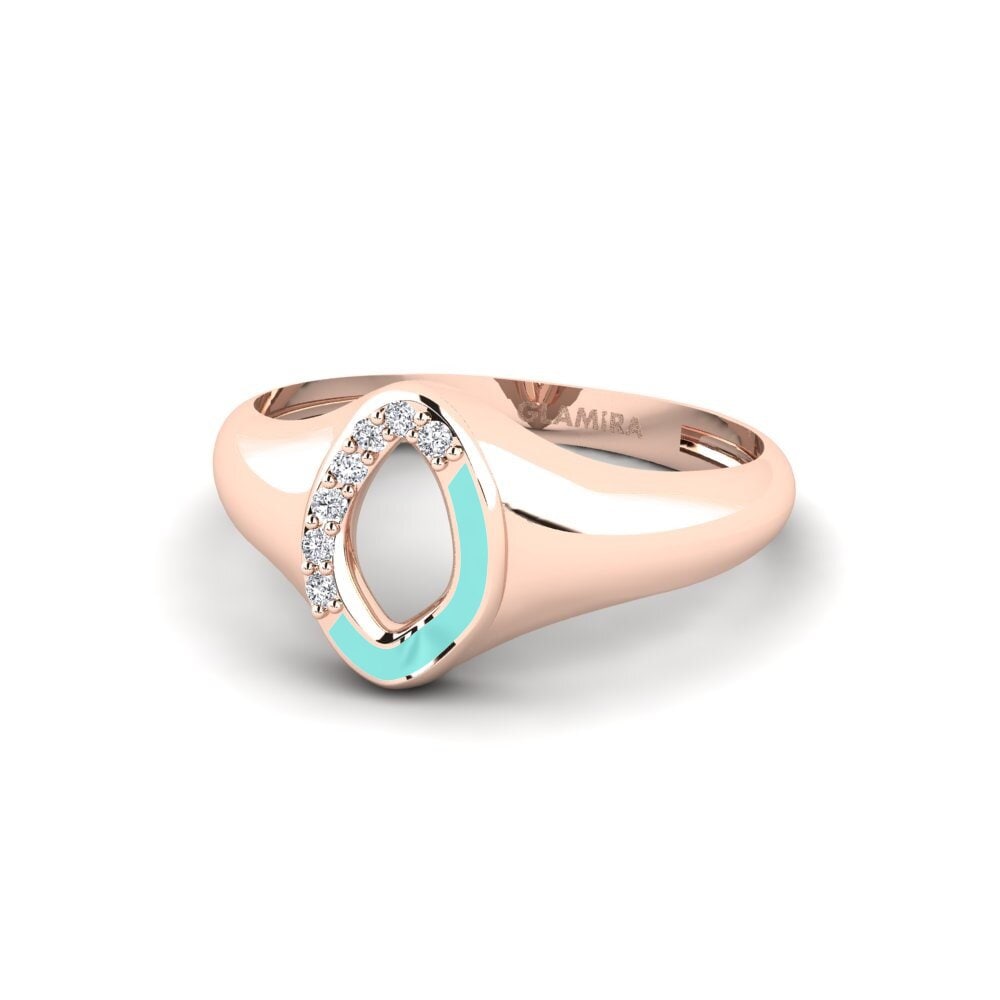 Rotgold 750 Ring Sakona