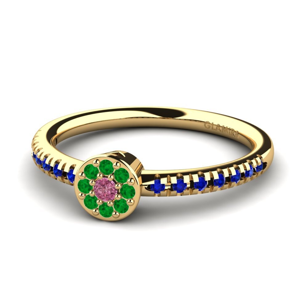 14k Yellow Gold Engagement Ring Salbatora
