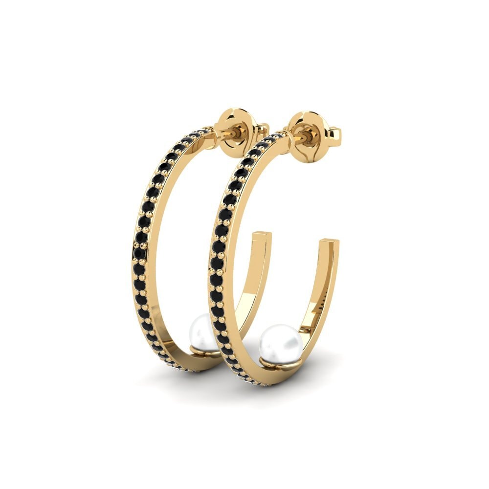 Schwarzer Diamant Damen ohrring Salds